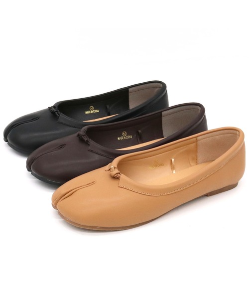 BETTY CLUB（ベティクラブ）の「フラット足袋パンプス（パンプス・レディース・ブラック/ベージュ/ブラウン・S/M/L）」の8枚目の写真