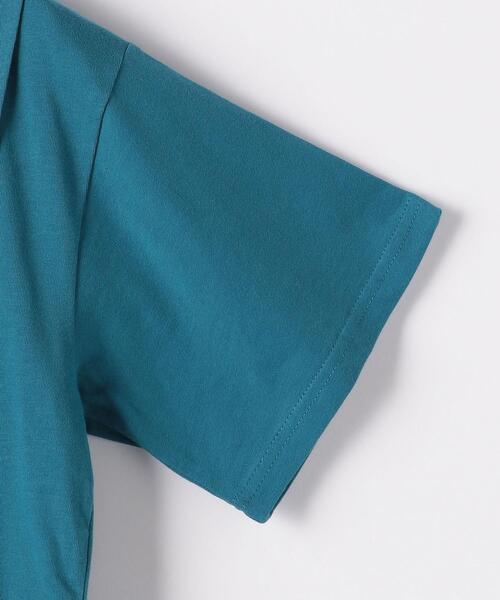 green label relaxing(グリーンレーベルリラクシング)の「【ジュニア】TJ アシンメトリー 切り替え TEE Ⅱ(Tシャツ/カットソー・キッズ・ダークグレー/オフホワイト/コバルトブルー・155/145)」の13枚目の写真