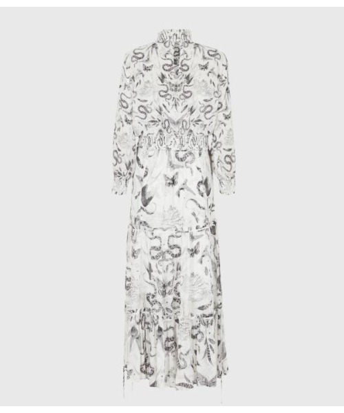 ALLSAINTS（オールセインツ）の「TAYA 2-IN-1 SOMNIUM DRESS | TAYA 2-IN-1 SOMNIUM ドレス・ワンピース（ワンピース・レディース・ホワイト系・8/6/4/2）」の5枚目の写真