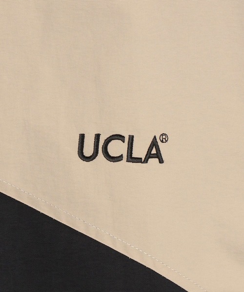 UCLA（ユーシーエルエー）の「UCLAナイロン切り替えスタンドブルゾン（ブルゾン・メンズ・ブラック/ベージュ/グリーン・MEDIUM/LARGE）」の12枚目の写真