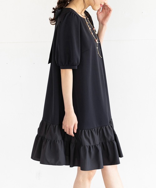 セール バックリボンフリルワンピース チュニック Rose Tiara ローズティアラ のファッション通販 Zozotown