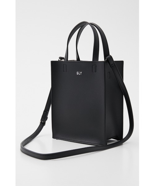 SLY（スライ）の「【LIMITED ITEM】SQUARE MINI BAG/スクエアミニバッグ（ショルダーバッグ・レディース・ピンク/グレー/ブラック・FREE）」の18枚目の写真