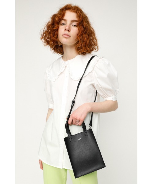 SLY（スライ）の「【LIMITED ITEM】SQUARE MINI BAG/スクエアミニバッグ（ショルダーバッグ・レディース・ピンク/グレー/ブラック・FREE）」の6枚目の写真