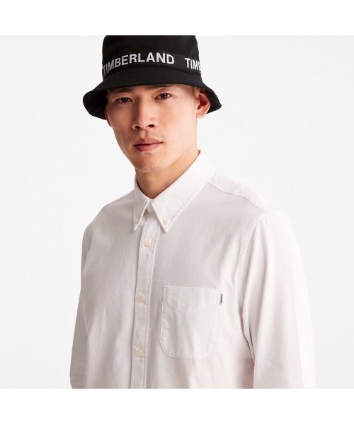 Timberland(ティンバーランド)の「メンズ 長袖 ゲイル リバー ヤーン ダイ オックスフォード シャツ(シャツ/ブラウス・メンズ・ホワイト/ダークブルー/ネイビー/ダークネイビー・SMALL/MEDIUM/LARGE/X-LARGE/XX-LARGE/X-SMALL)」の8枚目の写真