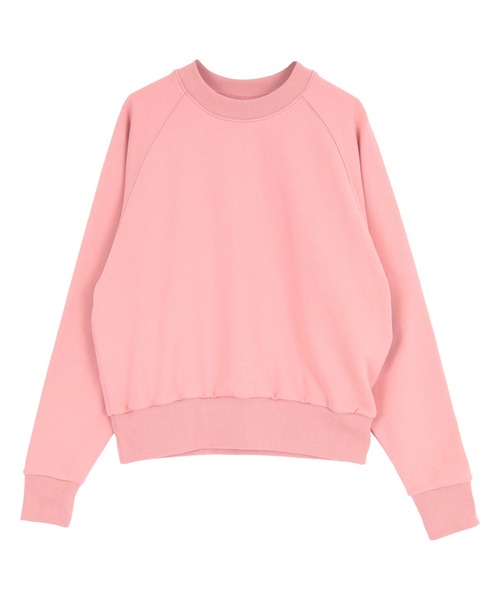 titivate(ティティベイト)の「ベーシックスウェットプルオーバー(スウェット・レディース・ピンク/オフホワイト/イエロー/パープル/モカ/ブラック・M/S)」の11枚目の写真