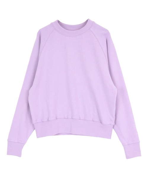 titivate(ティティベイト)の「ベーシックスウェットプルオーバー(スウェット・レディース・ピンク/オフホワイト/イエロー/パープル/モカ/ブラック・M/S)」の17枚目の写真