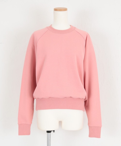 titivate(ティティベイト)の「ベーシックスウェットプルオーバー(スウェット・レディース・ピンク/オフホワイト/イエロー/パープル/モカ/ブラック・M/S)」の21枚目の写真