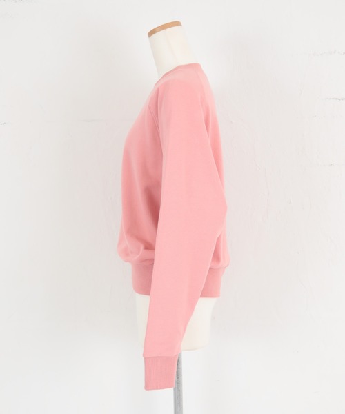 titivate(ティティベイト)の「ベーシックスウェットプルオーバー(スウェット・レディース・ピンク/オフホワイト/イエロー/パープル/モカ/ブラック・M/S)」の12枚目の写真