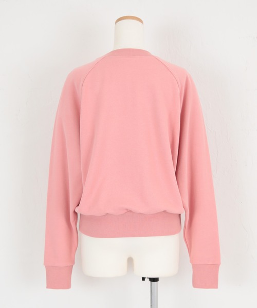 titivate(ティティベイト)の「ベーシックスウェットプルオーバー(スウェット・レディース・ピンク/オフホワイト/イエロー/パープル/モカ/ブラック・M/S)」の16枚目の写真