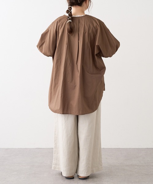 PUAL CE CIN(ピュアルセシン)の「【Du noir】リネンスラックスパンツ(スラックス・レディース・ブラック/グレー/ベージュ・FREE)」の18枚目の写真