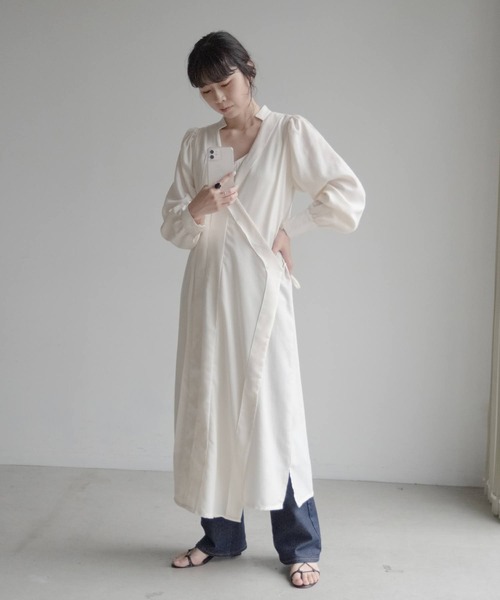 ONEME（ワンム）の「ONEME　Warmth Lady Gown One piece（ワンピース・レディース・ホワイト系その他・FREE）」の2枚目の写真