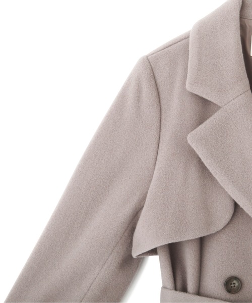 PROPORTION BODY DRESSING（プロポーションボディドレッシング）の「【美人百花11月号 掲載商品】ウールトレンチコート / 1211252004（トレンチコート・レディース・ダークブラウン/ベージュ/ライトピンク・SMALL/MEDIUM）」の21枚目の写真