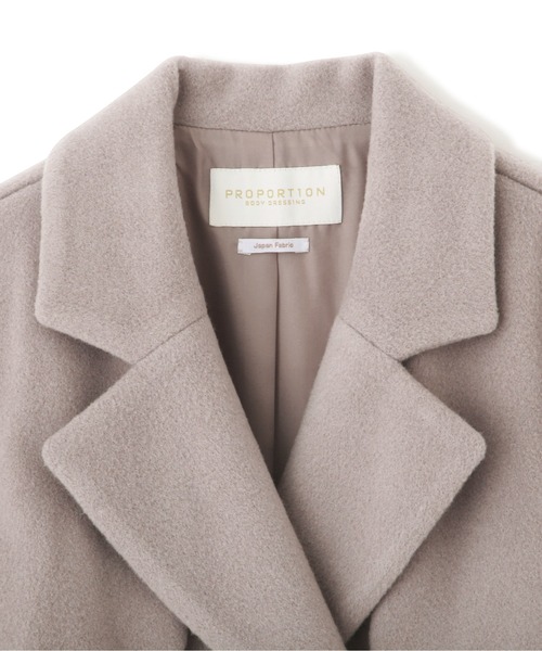 PROPORTION BODY DRESSING（プロポーションボディドレッシング）の「【美人百花11月号 掲載商品】ウールトレンチコート / 1211252004（トレンチコート・レディース・ダークブラウン/ベージュ/ライトピンク・SMALL/MEDIUM）」の22枚目の写真