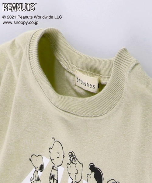 PEANUTS(ピーナッツ)の「【PEANUTS】スヌーピー&フレンズ ゆるシルエット8分袖Tシャツ(Tシャツ/カットソー・キッズ・サックスブルー/アイボリー・90cm/110cm/100cm/120cm/130cm)」の13枚目の写真