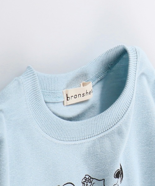 PEANUTS(ピーナッツ)の「【PEANUTS】スヌーピー&フレンズ ゆるシルエット8分袖Tシャツ(Tシャツ/カットソー・キッズ・サックスブルー/アイボリー・90cm/110cm/100cm/120cm/130cm)」の14枚目の写真