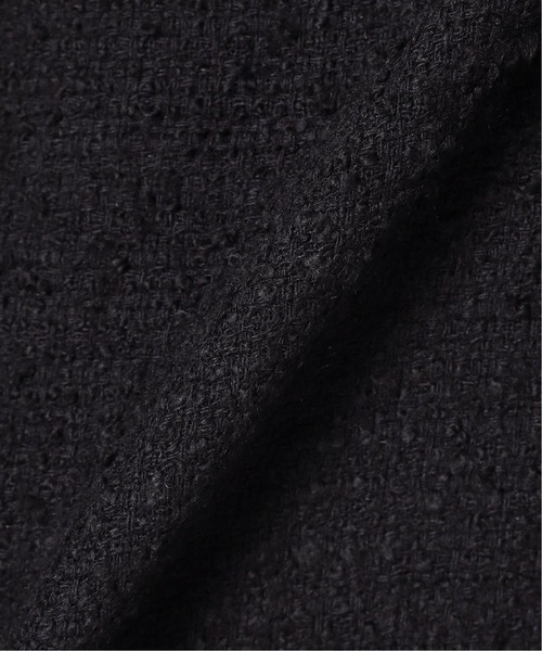 La TOTALITE（ラトータリテ）の「ツイードノーカラーコート◆（ノーカラーコート・レディース・ブラック/ベージュ・38/36）」の9枚目の写真