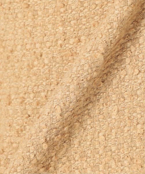 La TOTALITE（ラトータリテ）の「ツイードノーカラーコート◆（ノーカラーコート・レディース・ブラック/ベージュ・38/36）」の10枚目の写真