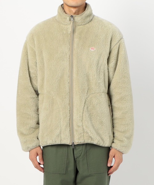 Danton ハイパイルフリース スタンドジップジャケット MEN DANTON】ハイパイルフリース スタンドジップジャケット MEN DANTON