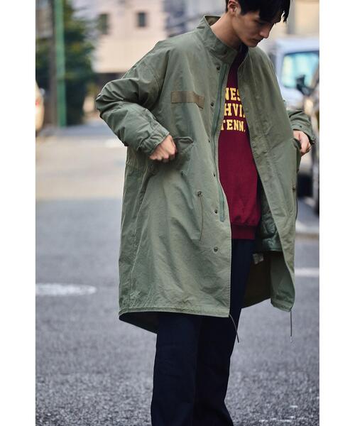 green label relaxing(グリーンレーベルリラクシング)の「▼▼▼<GLR/ lab(ジーエルアールラボ)>M65 モッズコート(モッズコート・メンズ・ブラック/オリーブ・S/M/L/XL)」の9枚目の写真