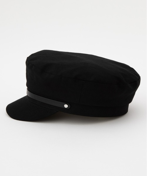 Casselini（キャセリーニ）の「Casselini(キャセリーニ)ポイントレザーキャスケット（キャスケット・レディース・ベージュ/チェック/ブラック/ブラック系/ベージュ系/オリーブ・FREE）」の11枚目の写真