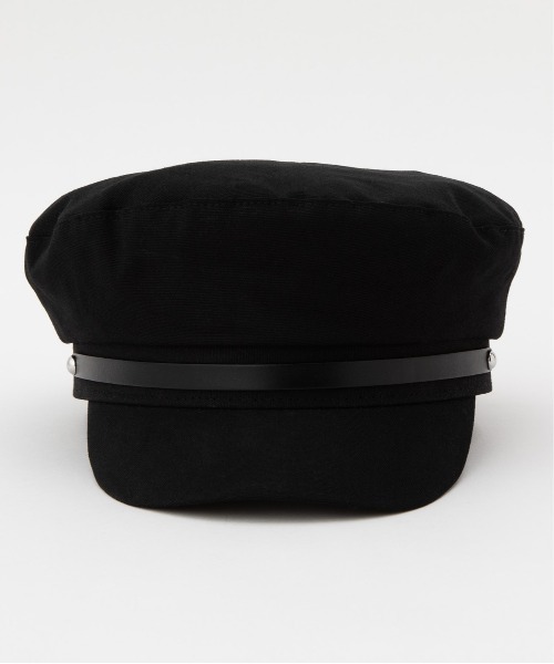 Casselini（キャセリーニ）の「Casselini(キャセリーニ)ポイントレザーキャスケット（キャスケット・レディース・ベージュ/チェック/ブラック/ブラック系/ベージュ系/オリーブ・FREE）」の12枚目の写真