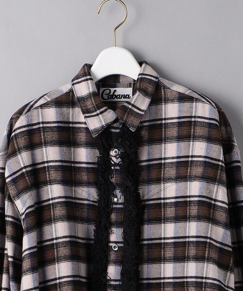 Cabana（カバナ）の「＜Cabana（カバナ）＞フリンジ チェック シャツ（シャツ/ブラウス・レディース・グレー/レッド・36）」の7枚目の写真