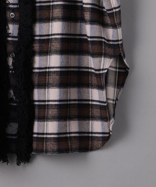 Cabana（カバナ）の「＜Cabana（カバナ）＞フリンジ チェック シャツ（シャツ/ブラウス・レディース・グレー/レッド・36）」の8枚目の写真