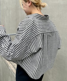 CIAOPANIC | 【WEB限定】ショート丈チェックシャツ/ストライプシャツ(シャツ/ブラウス)