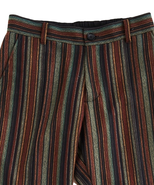 NO ID.（ノーアイディ）の「マルチストライプフレアパンツ（その他パンツ・メンズ・ベージュ/グリーン/ブラック・1/2/3）」の10枚目の写真