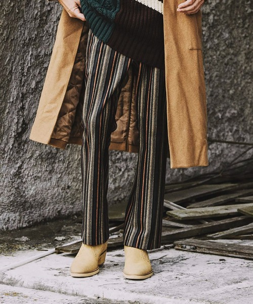 NO ID.（ノーアイディ）の「マルチストライプフレアパンツ（その他パンツ・メンズ・ベージュ/グリーン/ブラック・1/2/3）」の20枚目の写真