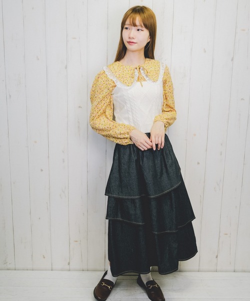 Clice de Paris（クリシェドゥパリス）の「K/ニットキャミソール（キャミソール・レディース・オフホワイト/ブラック/ベージュ・ONESIZE）」の15枚目の写真