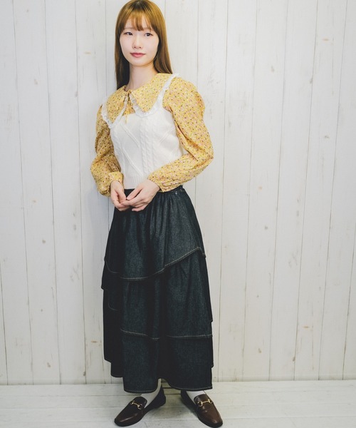 Clice de Paris（クリシェドゥパリス）の「K/ニットキャミソール（キャミソール・レディース・オフホワイト/ブラック/ベージュ・ONESIZE）」の20枚目の写真