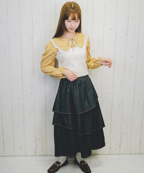 Clice de Paris（クリシェドゥパリス）の「K/ニットキャミソール（キャミソール・レディース・オフホワイト/ブラック/ベージュ・ONESIZE）」の21枚目の写真