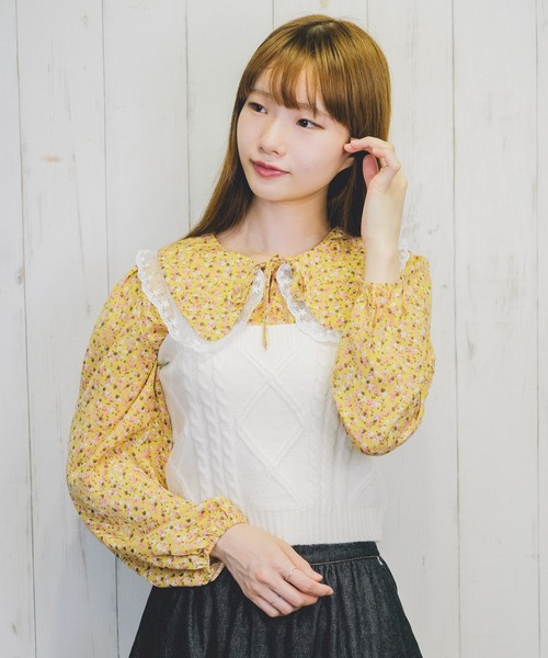 Clice de Paris（クリシェドゥパリス）の「K/ニットキャミソール（キャミソール・レディース・オフホワイト/ブラック/ベージュ・ONESIZE）」の11枚目の写真