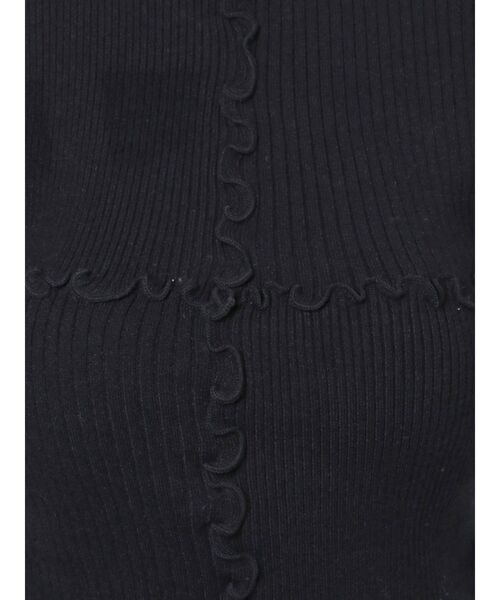 merry jenny（メリージェニー）の「ハイショクメロウリブニット（ニット/セーター・レディース・ネイビー/ピンク/アイボリー・FREE）」の9枚目の写真