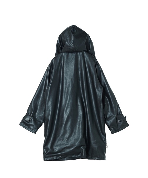 人気が高い レザーオーバーサイズダッフルコート ダッフルコート Ankorock アンコロック のファッション 通販オンライン ショップ Arenatheatre Net