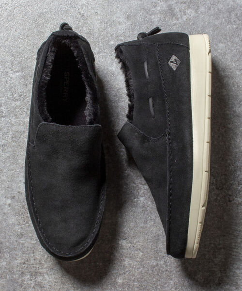 Sperry (スペリー)の「【SPERRY/スペリー】MOC SIDER SUEDE(モカシン/デッキシューズ・メンズ・ブラック/キャメル・8/10/9)」の4枚目の写真