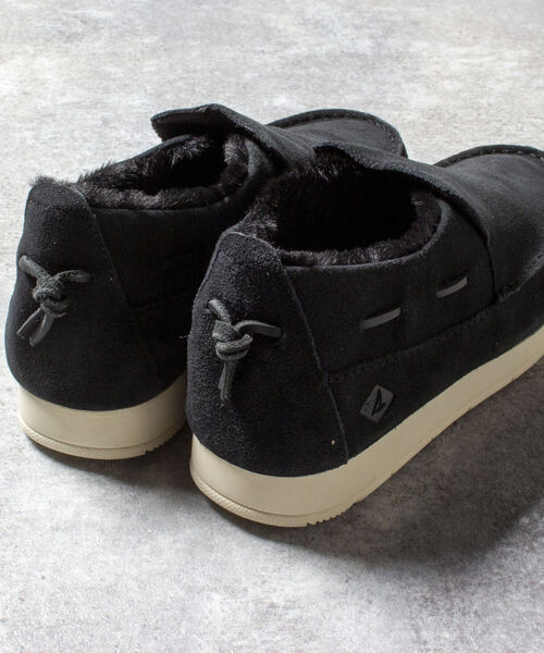 Sperry (スペリー)の「【SPERRY/スペリー】MOC SIDER SUEDE(モカシン/デッキシューズ・メンズ・ブラック/キャメル・8/10/9)」の3枚目の写真