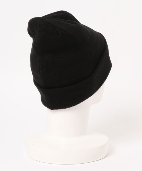 NEW ERA（ニューエラ）の「NEW ERA  BASIC CUFF KNIT（ニットキャップ/ビーニー・メンズ・ネイビー/ブラウン/グレー/アイボリー/ブラック×ホワイト/ブラック×ブラック/バーガンディー/ウィート/ブラック×ゴールド・57~59cm）」の10枚目の写真