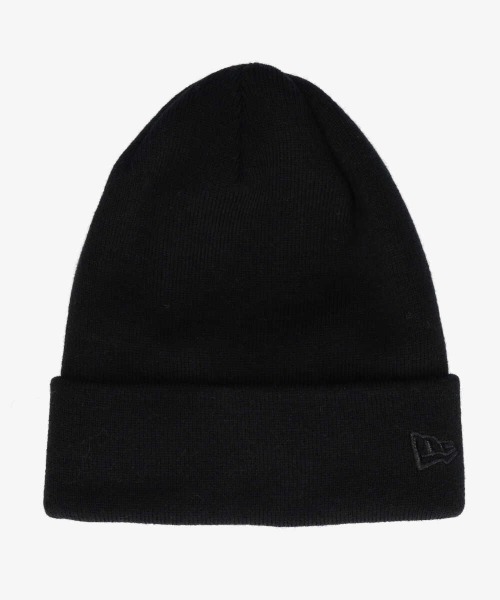 NEW ERA（ニューエラ）の「NEW ERA  BASIC CUFF KNIT（ニットキャップ/ビーニー・メンズ・ネイビー/ブラウン/グレー/アイボリー/ブラック×ホワイト/ブラック×ブラック/バーガンディー/ウィート/ブラック×ゴールド・57~59cm）」の4枚目の写真
