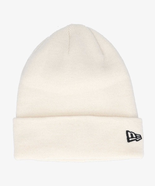 NEW ERA（ニューエラ）の「NEW ERA  BASIC CUFF KNIT（ニットキャップ/ビーニー・メンズ・ネイビー/ブラウン/グレー/アイボリー/ブラック×ホワイト/ブラック×ブラック/バーガンディー/ウィート/ブラック×ゴールド・57~59cm）」の2枚目の写真