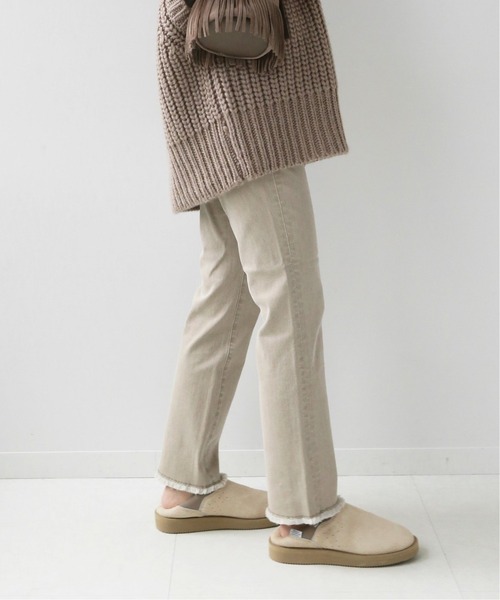 JOURNAL STANDARD relume(ジャーナルスタンダード レリューム)の「【MARITAS】カットオフカラーデニム◆(デニムパンツ・レディース・カーキ/グレー/キャメル/ベージュ・36/38)」の12枚目の写真
