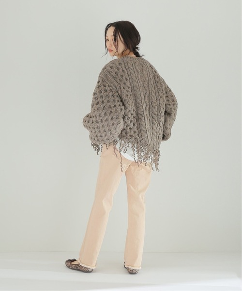 JOURNAL STANDARD relume(ジャーナルスタンダード レリューム)の「【MARITAS】カットオフカラーデニム◆(デニムパンツ・レディース・カーキ/グレー/キャメル/ベージュ・36/38)」の19枚目の写真