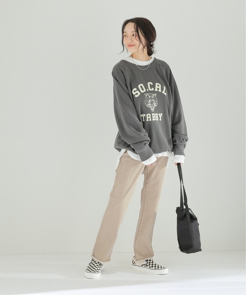 JOURNAL STANDARD relume(ジャーナルスタンダード レリューム)の「【MARITAS】カットオフカラーデニム◆(デニムパンツ・レディース・カーキ/グレー/キャメル/ベージュ・36/38)」の20枚目の写真