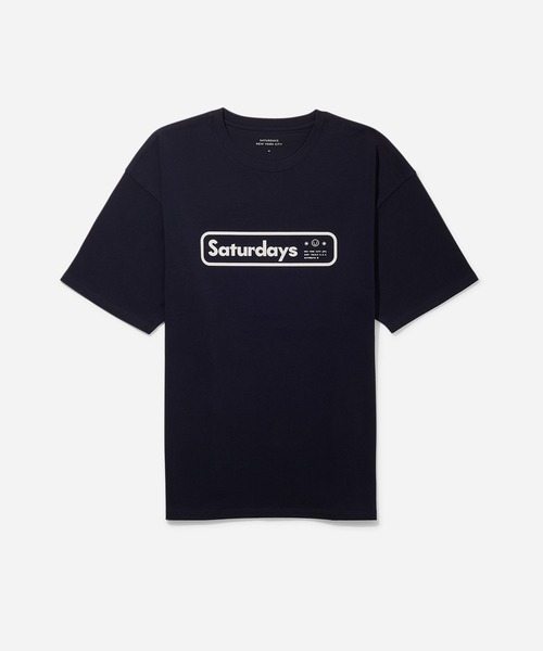 Saturdays NYC（サタデーズ ニューヨークシティ ）の「Acid Trails Relaxed S/S Tee（Tシャツ/カットソー・メンズ・ネイビー/ホワイト/オリーブ・L/S/M/XL/X-SMALL）」の3枚目の写真