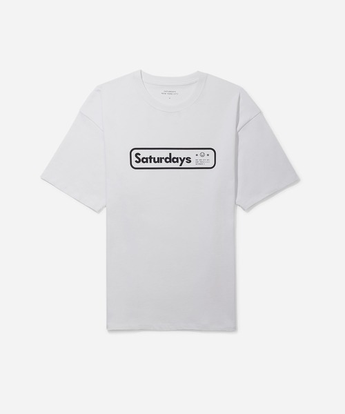 Saturdays NYC（サタデーズ ニューヨークシティ ）の「Acid Trails Relaxed S/S Tee（Tシャツ/カットソー・メンズ・ネイビー/ホワイト/オリーブ・L/S/M/XL/X-SMALL）」の2枚目の写真