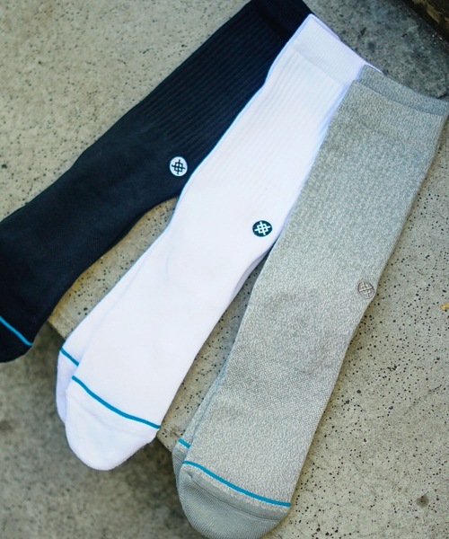 STANCE（スタンス）の「【STANCE / スタンス】ICON 3 PACK / ギフトにも最適！ 吸湿 通気性コームドコットンブレンド無地ワンポイント3Pソックス（ソックス/靴下・メンズ・マルチ・SMALL/LARGE）」の22枚目の写真