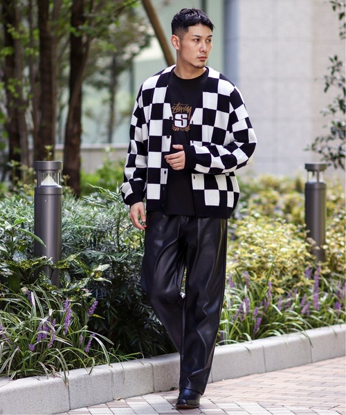 JOINT WORKS（ジョイントワークス）の「CHECKER FLAG CARDIGAN（カーディガン/ボレロ・メンズ・パープル系その他/ブラック系その他/ブラック/パープル・MEDIUM/LARGE）」の22枚目の写真