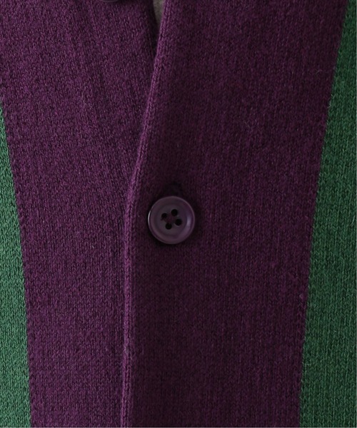 JOINT WORKS（ジョイントワークス）の「CHECKER FLAG CARDIGAN（カーディガン/ボレロ・メンズ・パープル系その他/ブラック系その他/ブラック/パープル・MEDIUM/LARGE）」の16枚目の写真