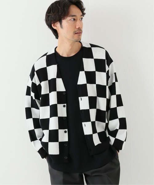 JOINT WORKS（ジョイントワークス）の「CHECKER FLAG CARDIGAN（カーディガン/ボレロ・メンズ・パープル系その他/ブラック系その他/ブラック/パープル・MEDIUM/LARGE）」の21枚目の写真